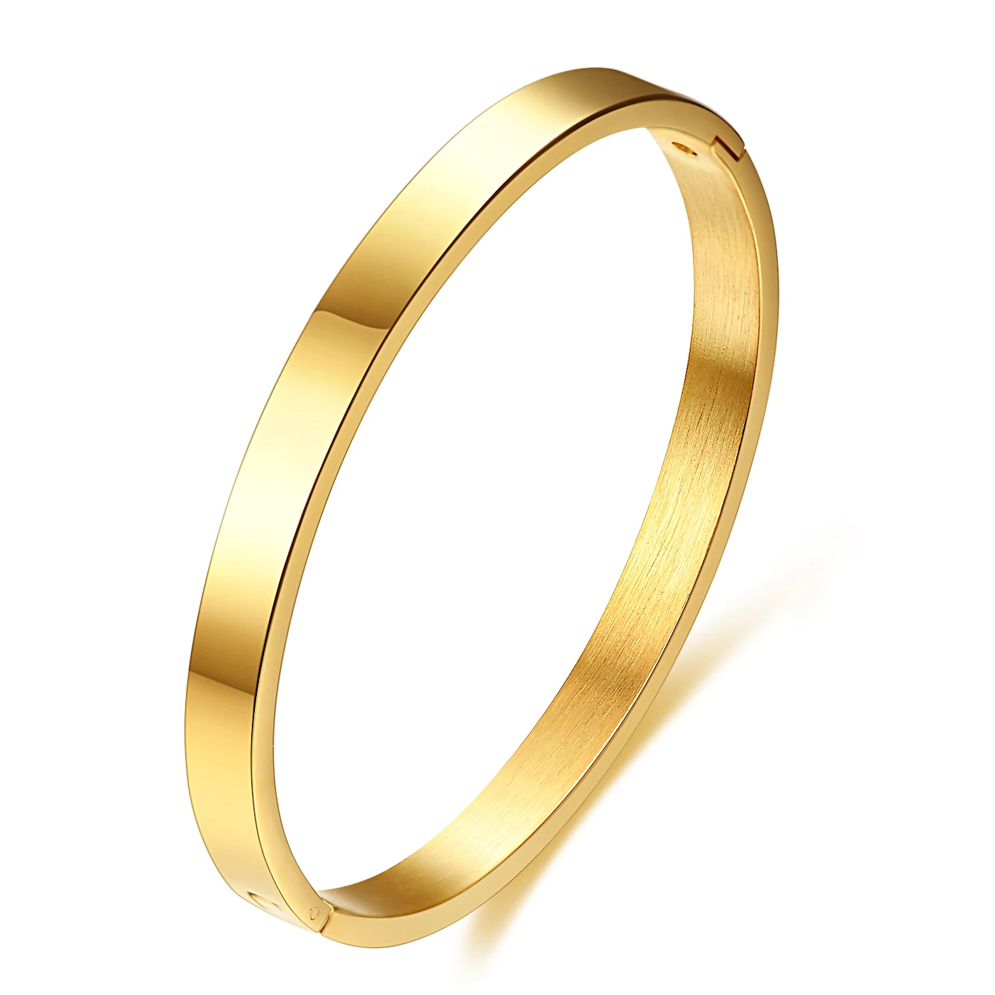 Nibastar Holle Ster Armbanden & Bangles Voor Vrouwen Mode Rvs Zoete Romantische Armband Rose Gouden Kleur Sieraden Cadeau