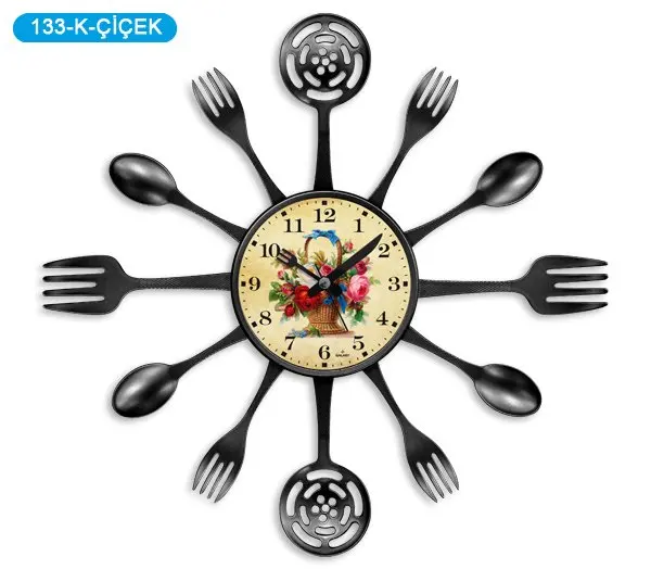 Galaxy 133-Flower Kitchen Wall Clock K