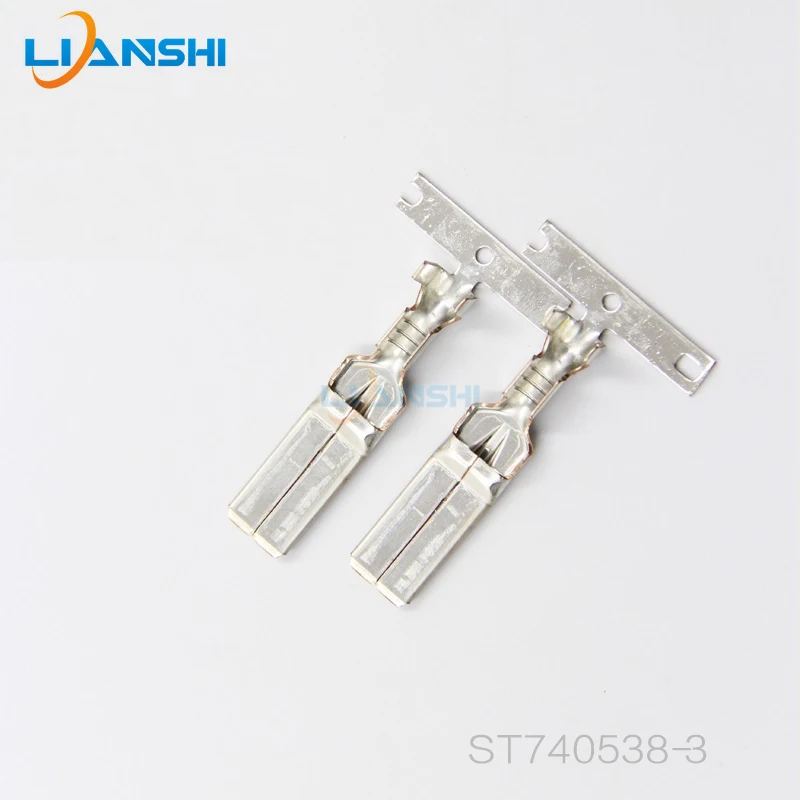 

20pcs ST740538-3 plug-in terminal, automotive connector sheath, tin-plated wiring copper terminal