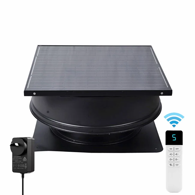 20 Inch Solar Industrial Heat Exhaust Roof Ventilation Workshop Roof Exhaust Fan Big Airflow