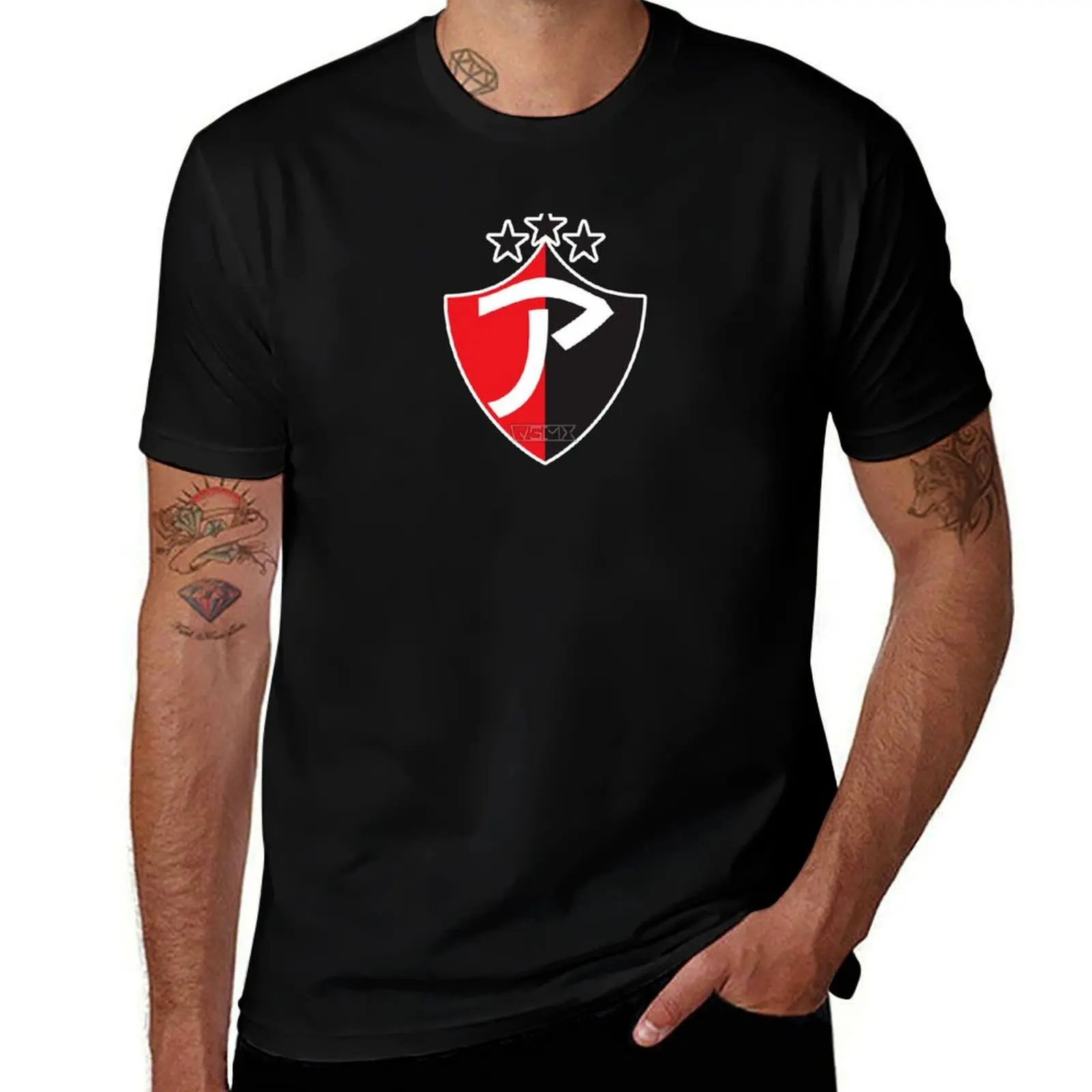 

Atlas Shield in Japanese LIGA MX T-Shirt cotton t shirt man funny t shirts cotton t shirt man cotton T-Shirt