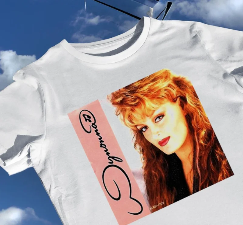 Wynonna Album of Wynonna Judd Signed T-shirt For Men Tee All Size