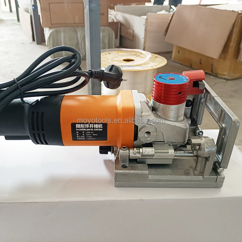 Handheld Wood Drilling Lamino Slotting Machine Woodworking Invisible Connector Tenoning Lamello Biscuit Jointer Manual Tools Set