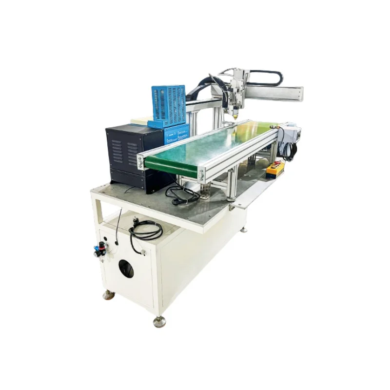 Automatic Conveyor Belt Hot Melt Glue Machine Induction Glue Paint And Ink Filling And Spraying Multi-Head Glue Dispenser