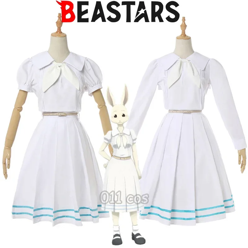 Anime Beastars przebranie na karnawał Haru Cosplay kobiety mundurek szkolny kostium królik dziewczyna japoński mundurek