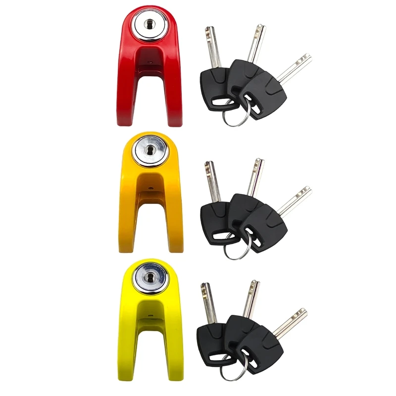 

Anti-Theft Wheel Disc Brake Lock Padlock Bike Scooter Mountain Road MTB Cycling X5QF