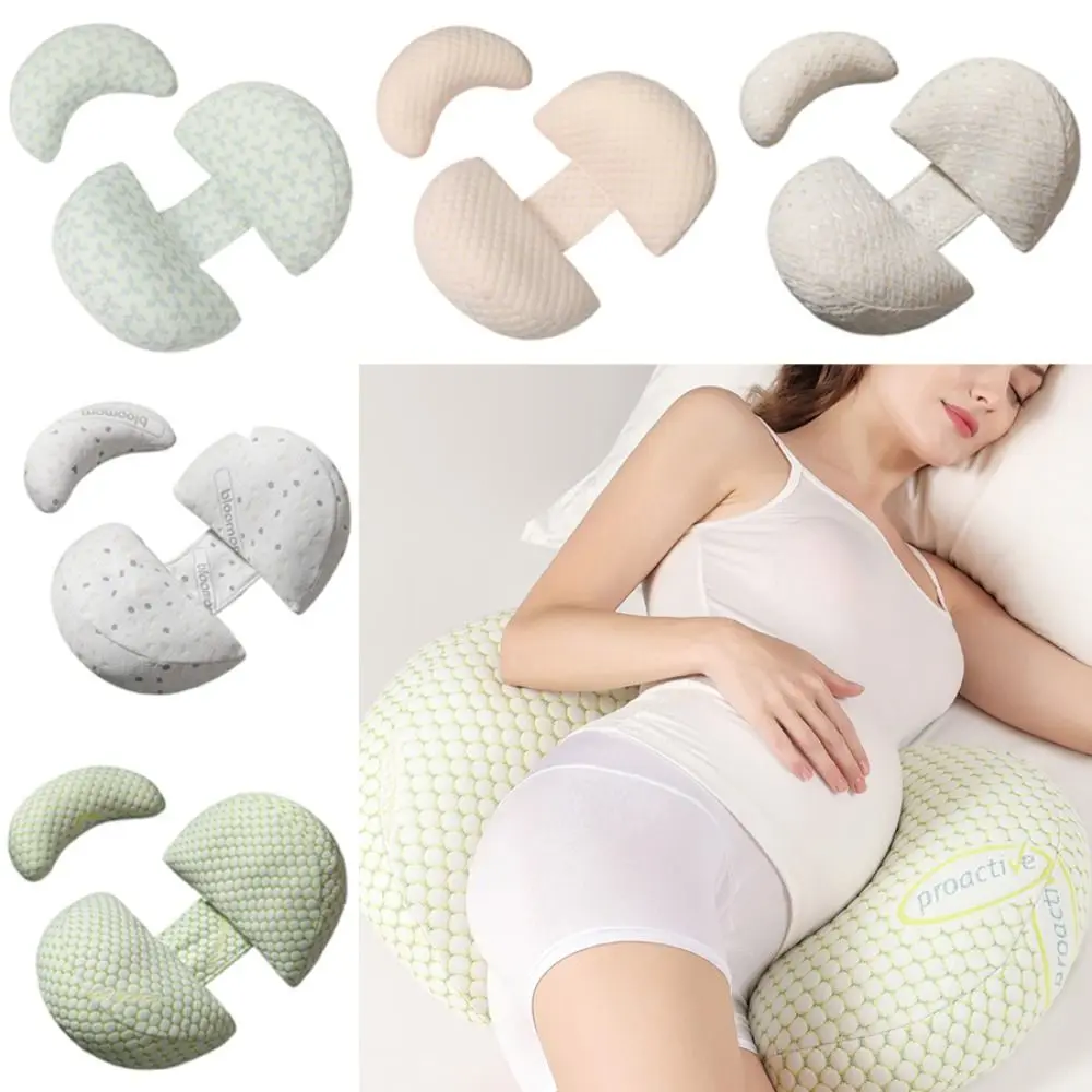 

Подушка для беременных из чистого хлопка, многофункциональная подушка для тела, подушка для талии, охлаждающая подушка для обнимашек, подушка для поддержки живота