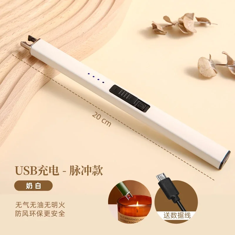 

Aromatherapy candle igniter ignition gun electronic pulse charging model home kitchen gas stove lighter long handle