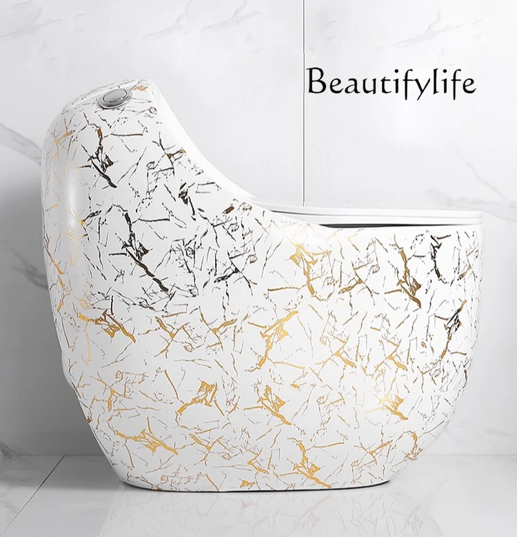 

Egg flush toilet household toilet swirl flush siphon small apartment color antifreeze crack toilet