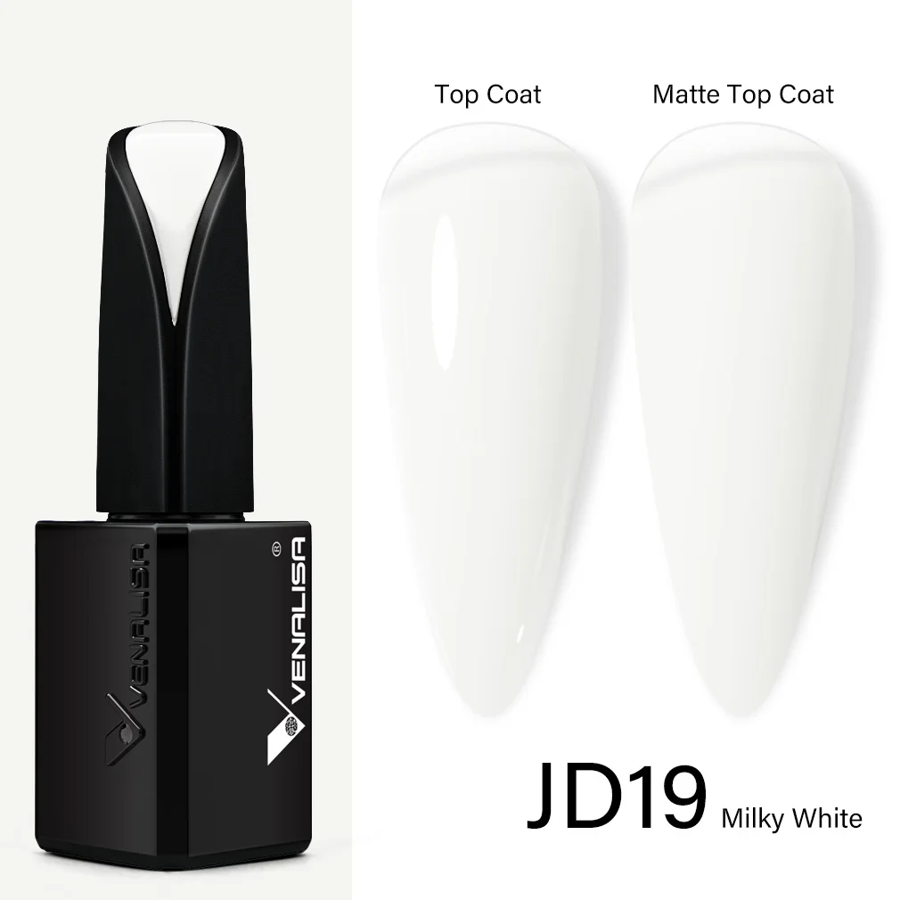 VENALISA 15ml Gel per unghie Copertura completa Altamente pigmentato Soak Off Semi permanente Vernice UV/LED Ultra lungo Indossare Nowipe Top Coat