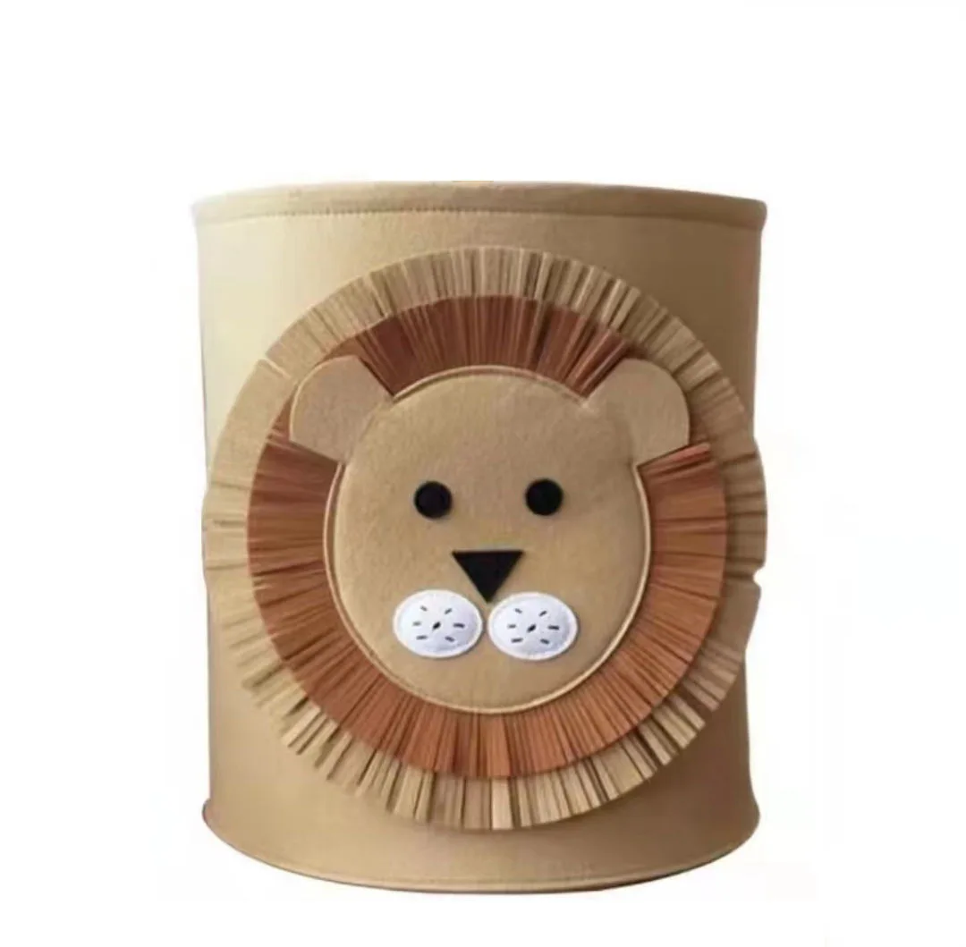 1/2/3/5PCS Baby Opslag Mand Panda Dinosaurus Cartoon Vilt Organisator Wasserij Vuile Kleren emmer Speelgoed Opbergdoos Cadeau-ideeën