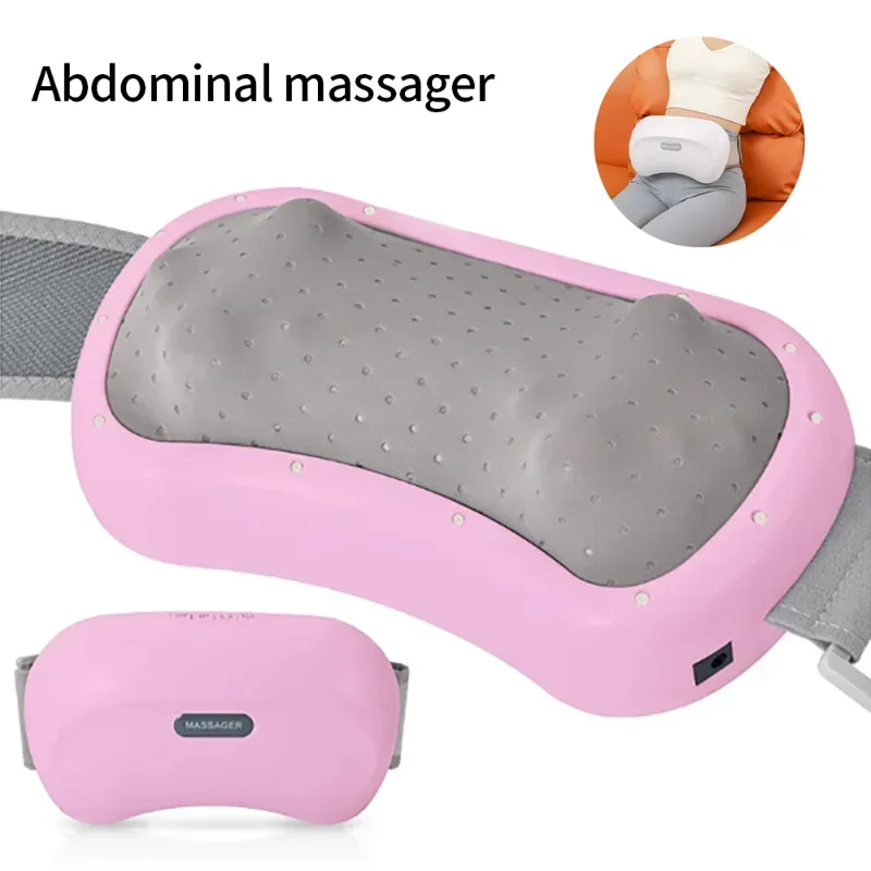 High Quality Abdominal massager Stone Needle Knead Abdomen Automatic Vibration Soft Stomach Knead Waist Physiotherapy Dredging