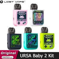 Original Lost Vape URSA BABY 2 Kit 22W Vape 900mah Battery 2.5ml URSA Pod Cartridge 0.6/0.8ohm Electronic Cigarette Vaporizer