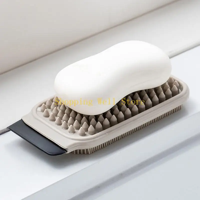 KX4B Multi Functional Fruit and Vegetable Household Cleaning Brush, Kitchen Plate Cleaning Brush, Household Washing and Scraping