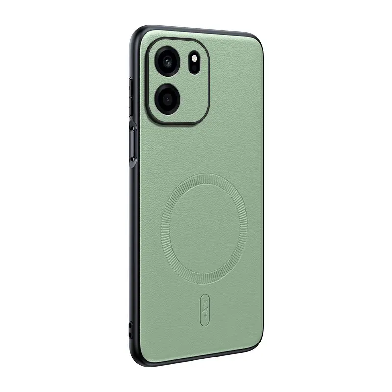 Für OnePlus Turbo 6V: Magnetische Lederhülle mit Schutzfunktion, Anti-Fingerabdruck, rutschfest, aus PC+TPU. – Detail 3