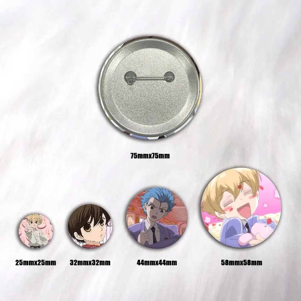 A-Ouran High School Host Club Pins, Cartoon Brooches, Badge Gifts, Clothing, Backpacks, Stationery, Accessories