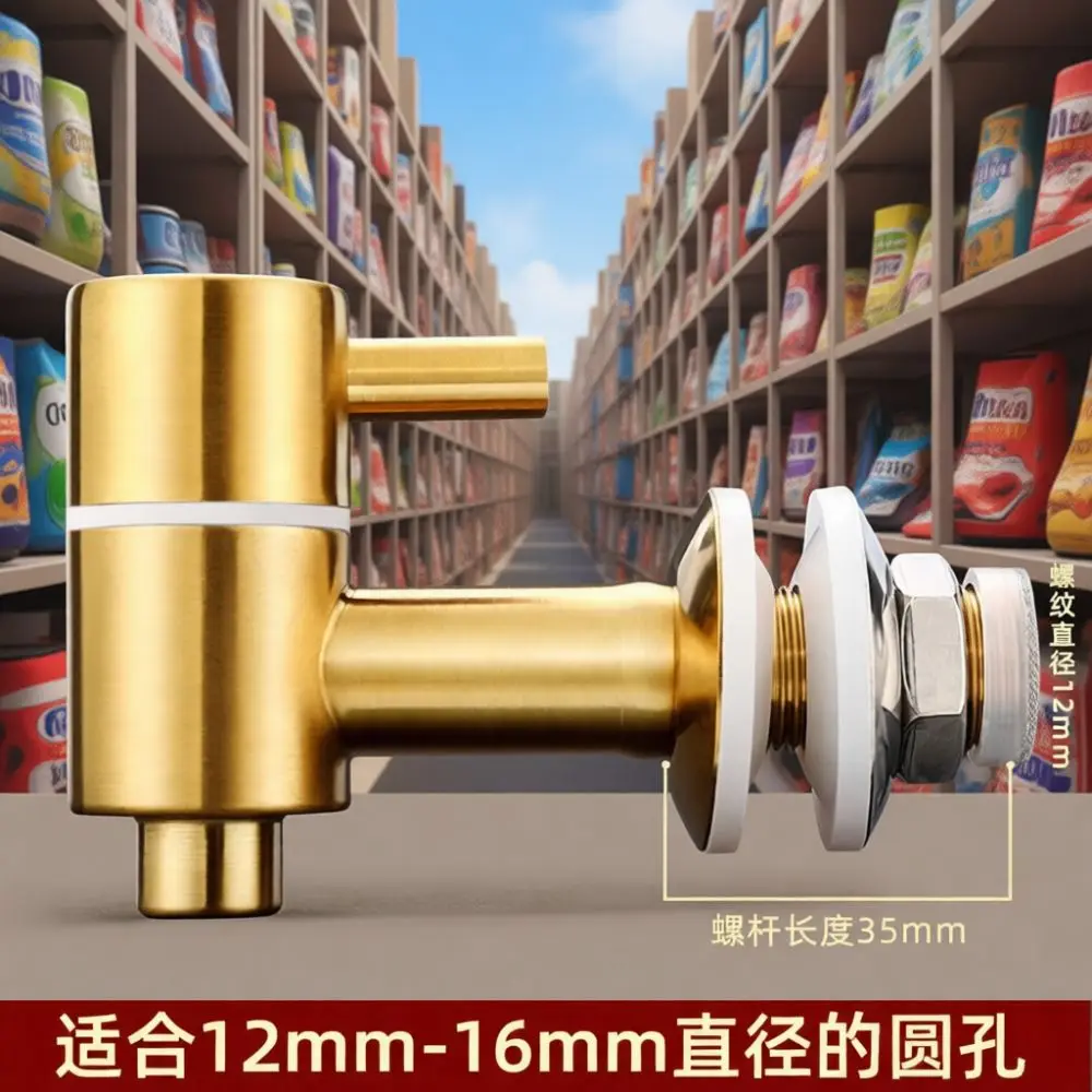 Professional Stainless Steel Wine Faucet Tap For Beverage Dispenser Filter Spigot Kitchen Water Valve Replacement Tool