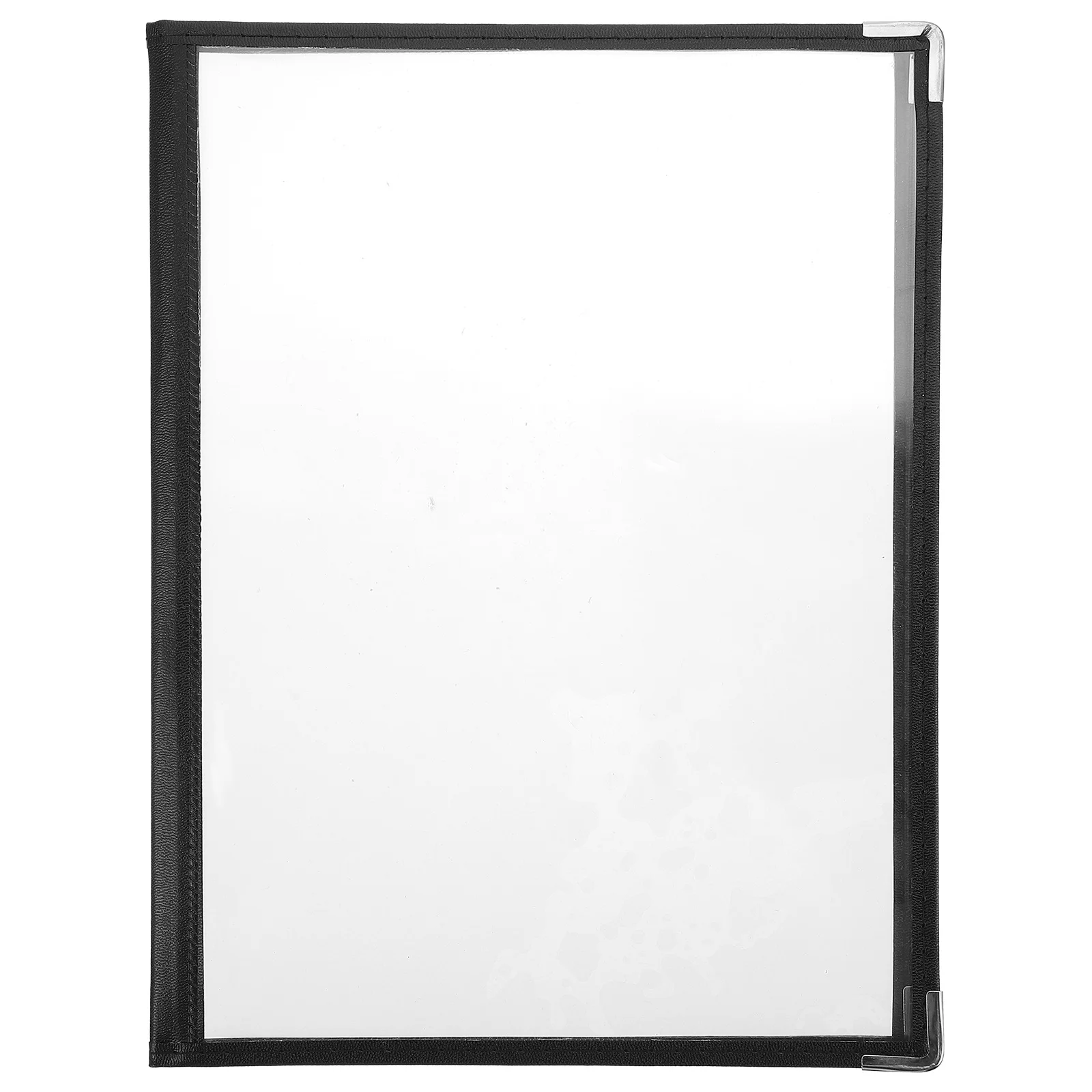 

1Pcs Menu Cover Binder Transparent PVC Folder Cover Looseleaf Ring Binder Kitchen Restaurant Supply Portable Menu Protector Case