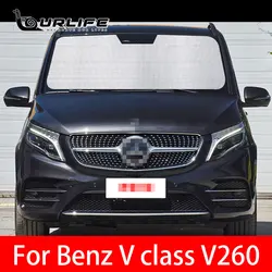 For Benz V class V260 2020 2021 2022 Car Window Windshield Sunshade Front UV Protect Reflector Sun Shade Sun Visor Silver