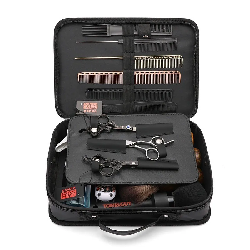 Friseur Werkzeuge Lagerung Tasche Haarschnitt Schere Koffer Multifunktions Organizer Clipper Kämme Große Kapazität Fall Styling Werkzeuge – Detail 27
