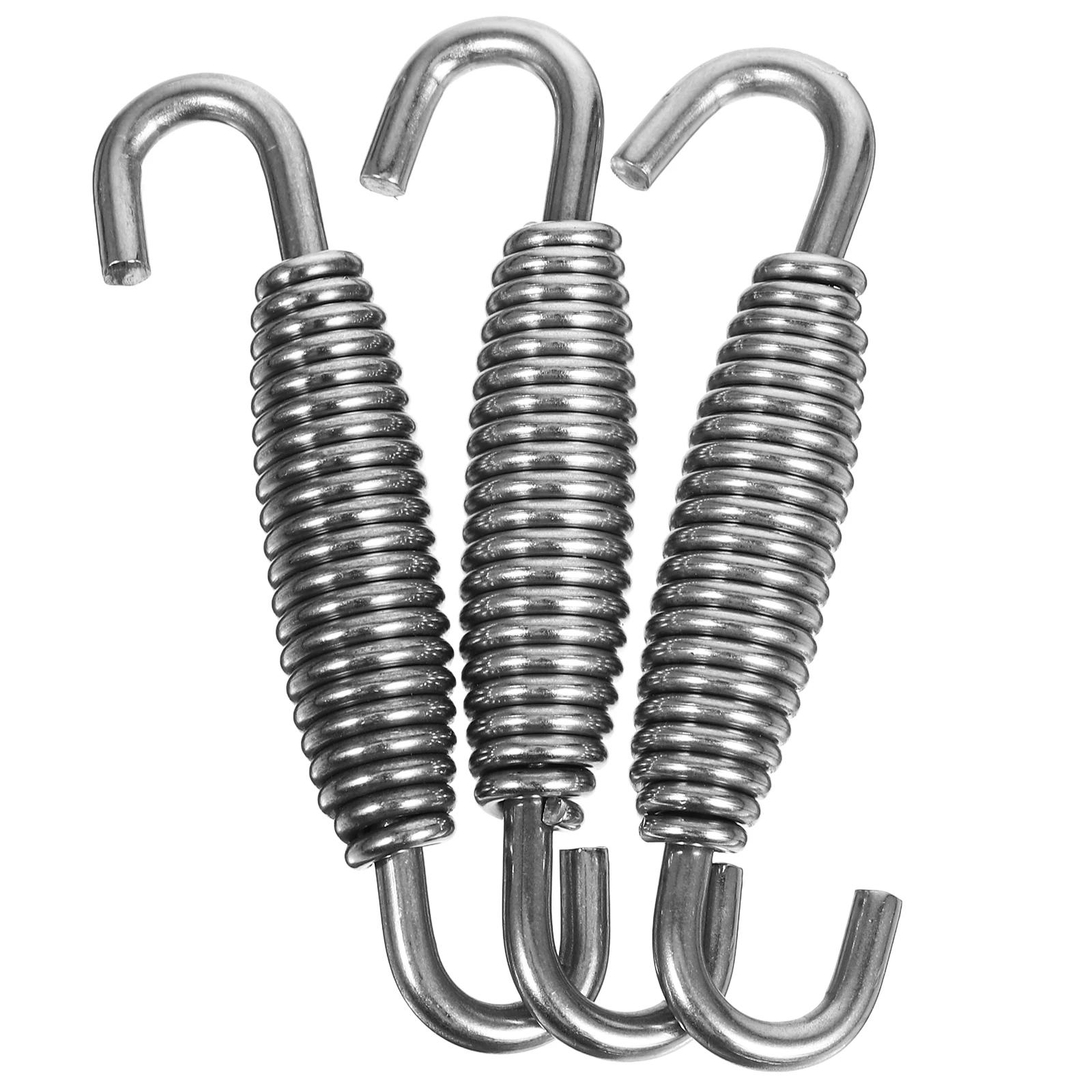 

3 Pcs Refit Exhaust Pipe Accessories Duct 304 Stainless Steel Motorbike Springs