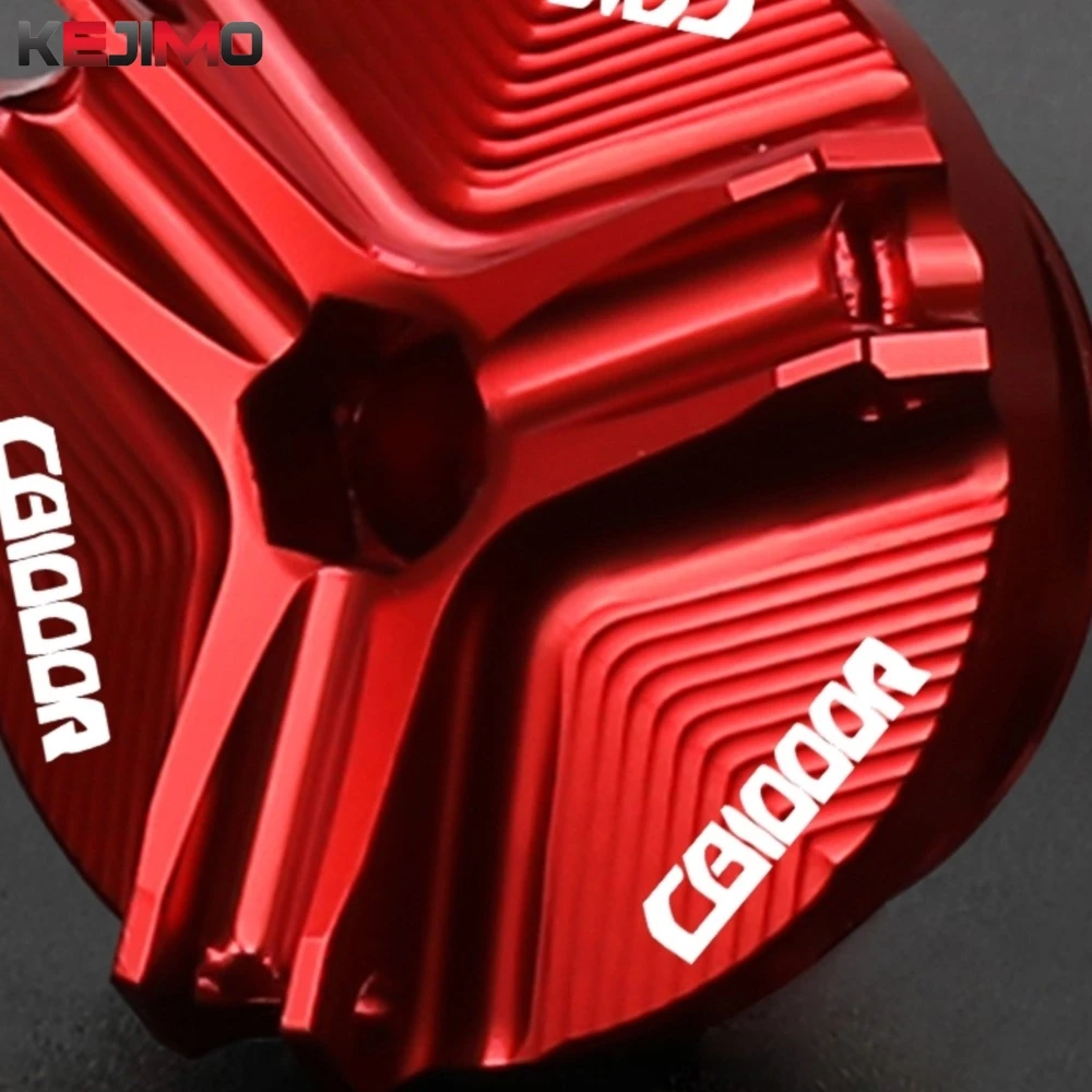 

Motorcycle Aluminum Engine Oil Filter Cup Plug Cover Screws For Honda CB1000R CB 1000R 2008 - 2014 2015 2013 2018 2017 2016 2012