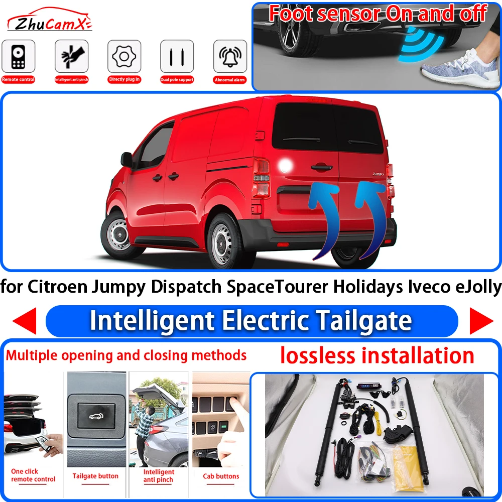 for Citroen Jumpy Dispatch SpaceTourer Holidays Iveco eJolly OEM Power Liftgate Electric Suction Tailgate Tail Gate Lift Strut