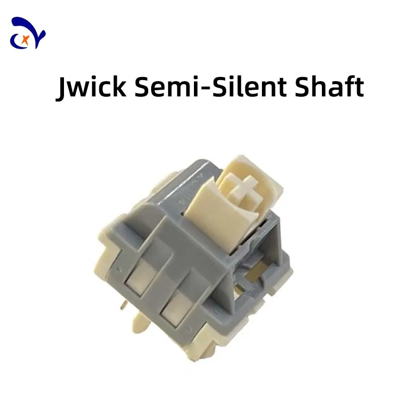 10PCS JWICK semi silent gray white shaft 62g five legged linear gold-plated spring customized mechanical keyboard shaft body