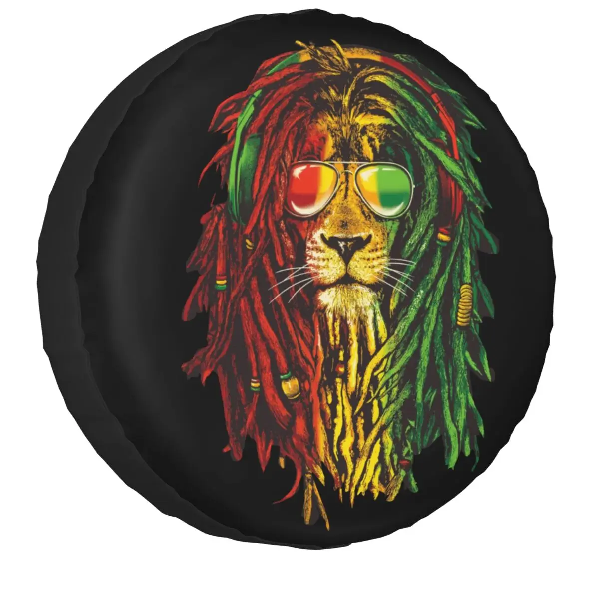 Rasta Lion Spare Wheel Tire Cover Case Bag Pouch for Jeep Pajero Waterproof Dust-Proof Vehicle Accessories 14