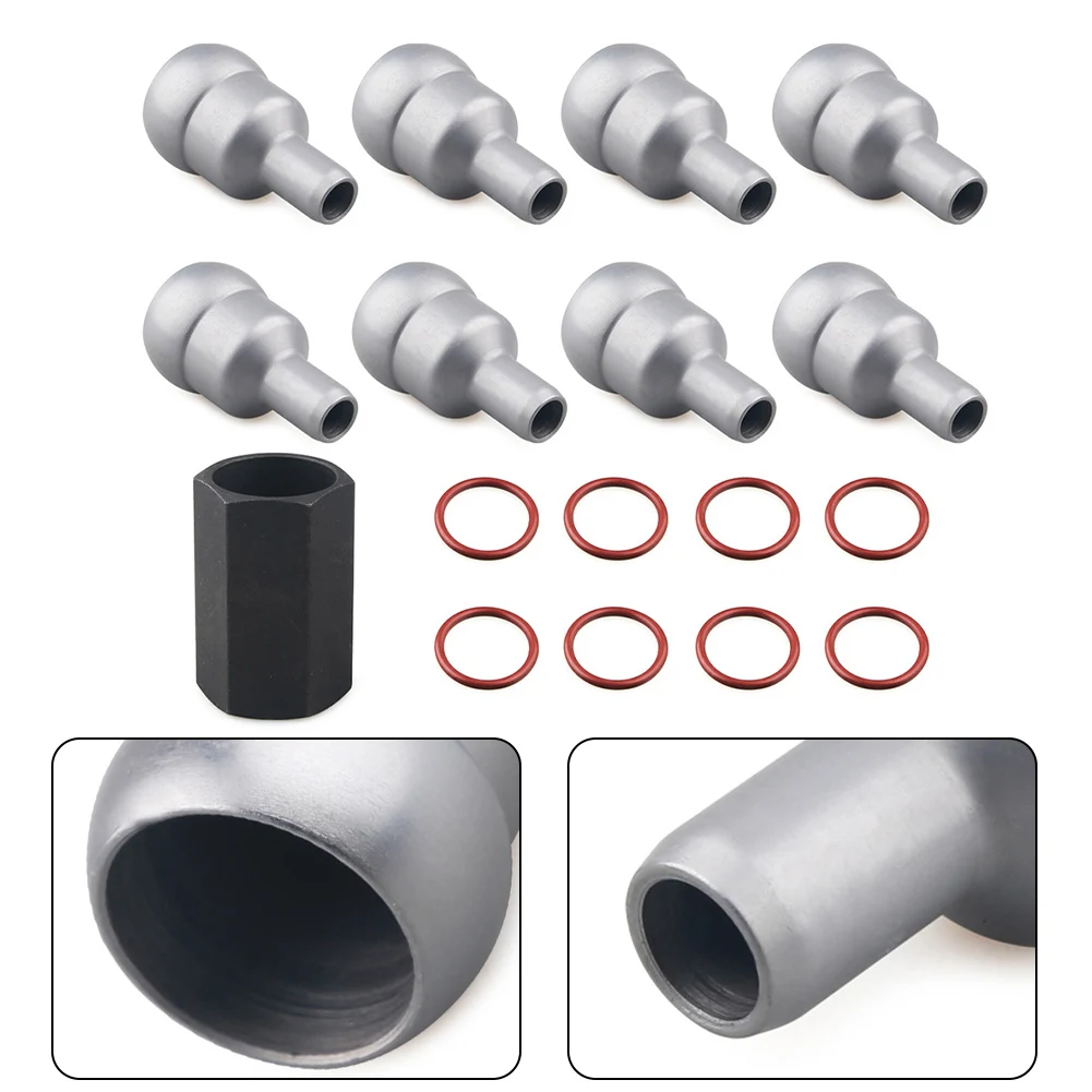 

For FORD For Powerstroke High Pressure Oil Rail Ball Tube Repair Kit with O Ring for 2003 to 2010 60L Diesel Engines