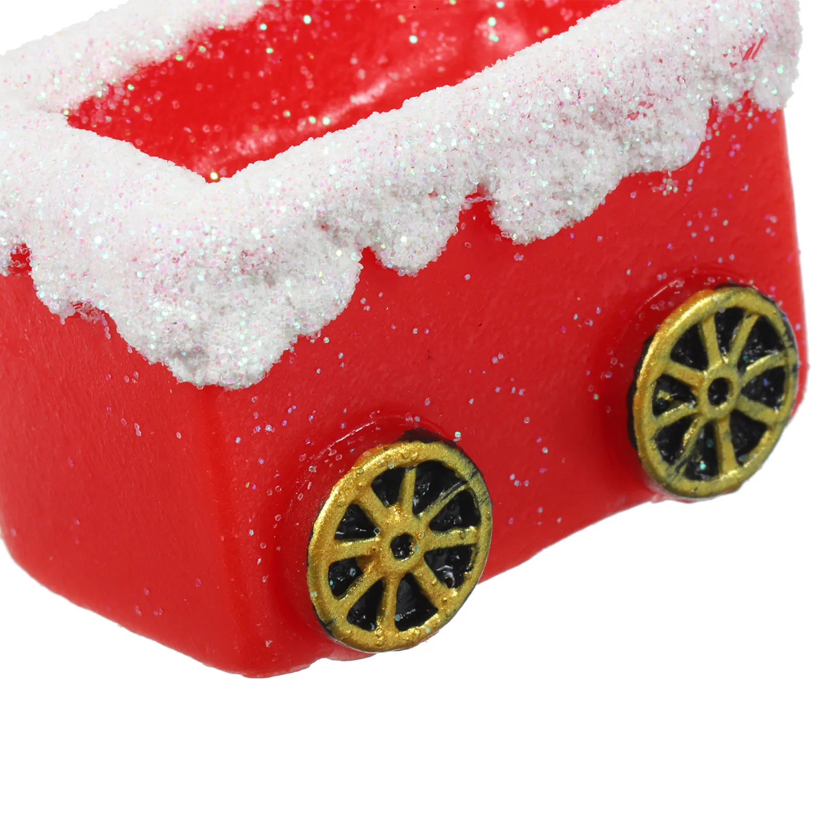 

1Set Christmas Miniature Deer Sleigh Resin Micro Landscape Ornament Set Holiday Decor Miniatures for Crafts Christmas Village