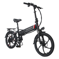 SAMEBIKE 20LVXD30 Electric Bike 350W 48V 10AH Removable Battery 20inch Folding Ebike Adult City 7Speed Electric Bicycle EU Stock