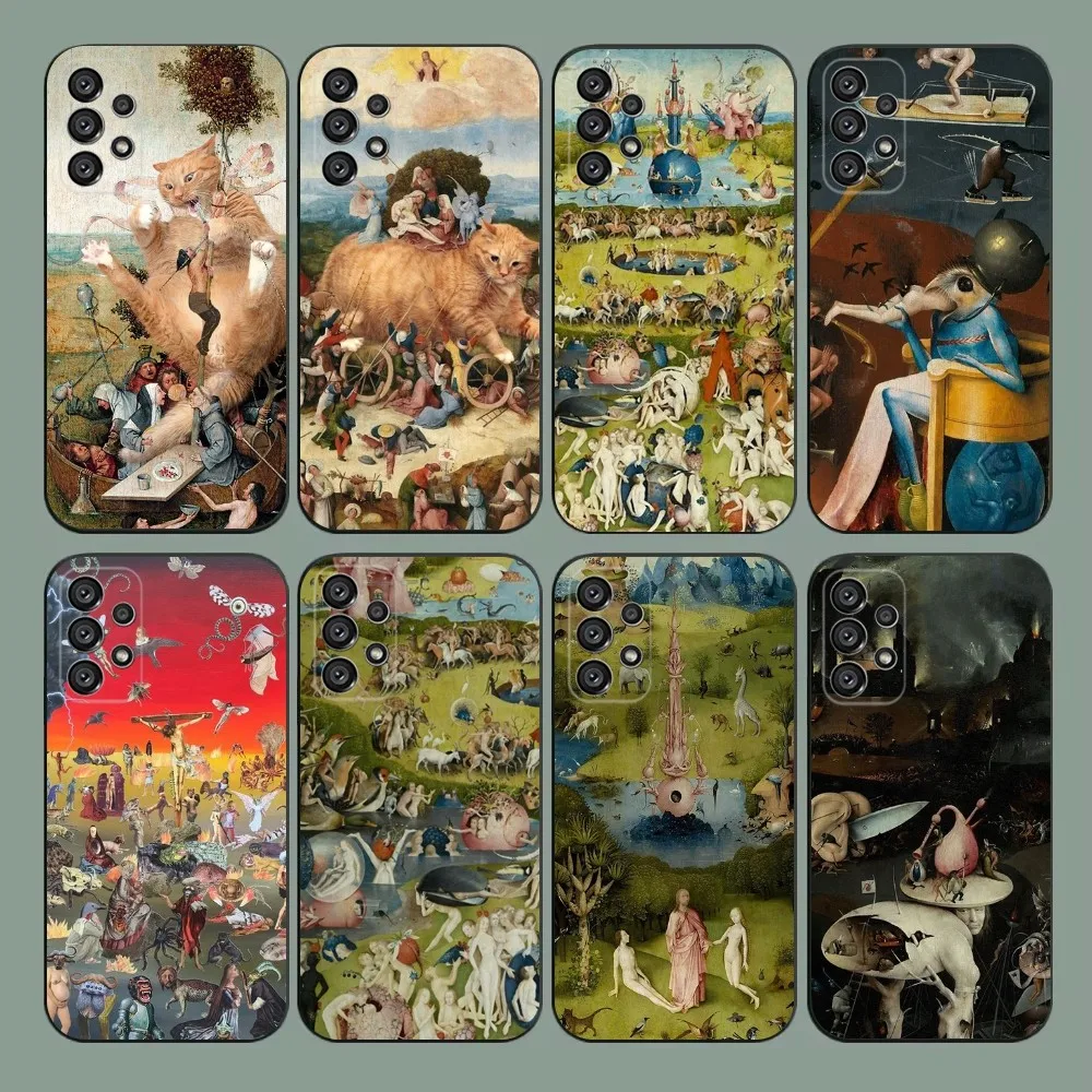 Hieronymus Bosch Art   Phone Case For Samsung Galaxy A20,A21s,A22,A31,A32,A52,A53,A72,73,A80,A91 Soft Black Cover