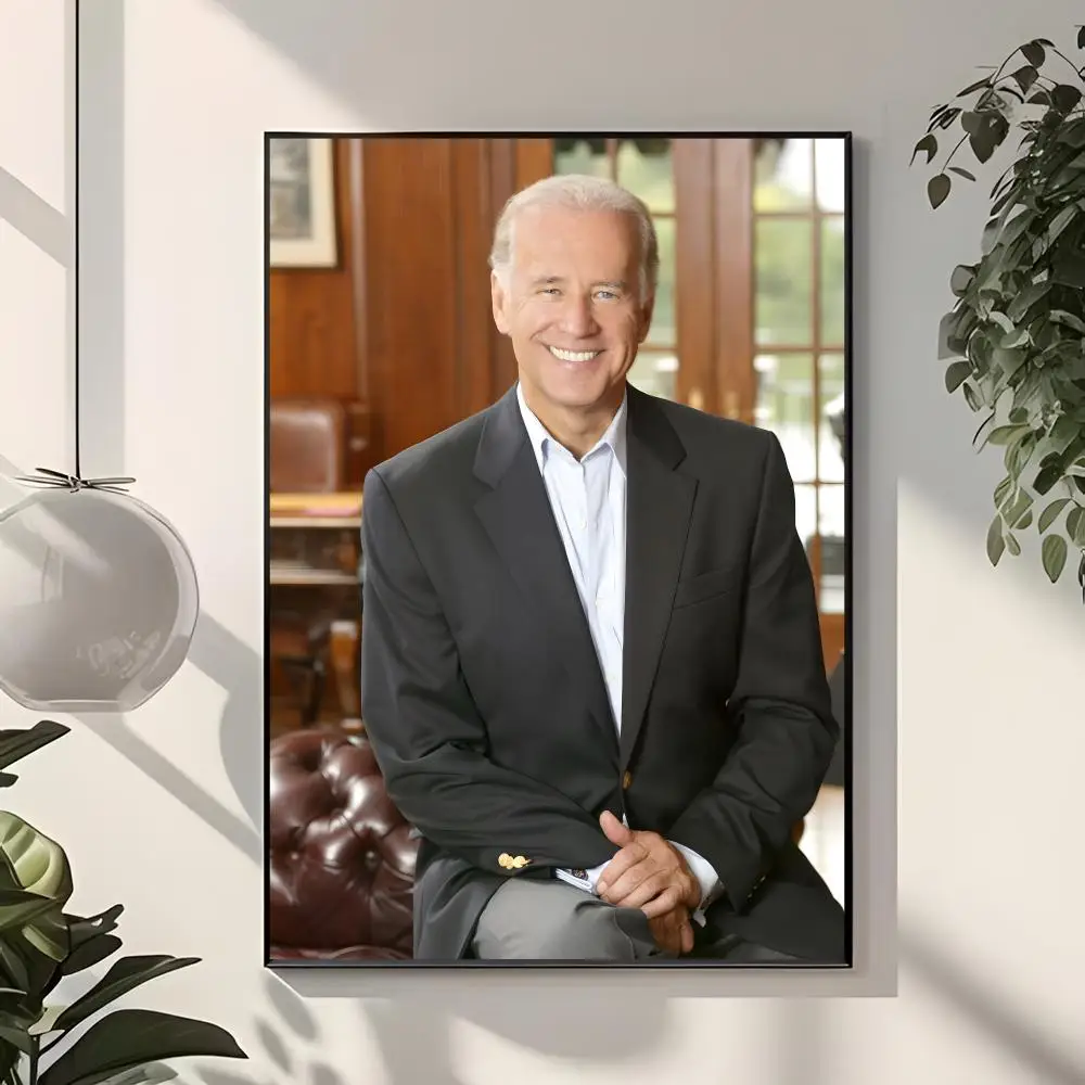 Political Figure Joe Biden Poster Modern Home Decor & Interior Design | Wall Art Collection