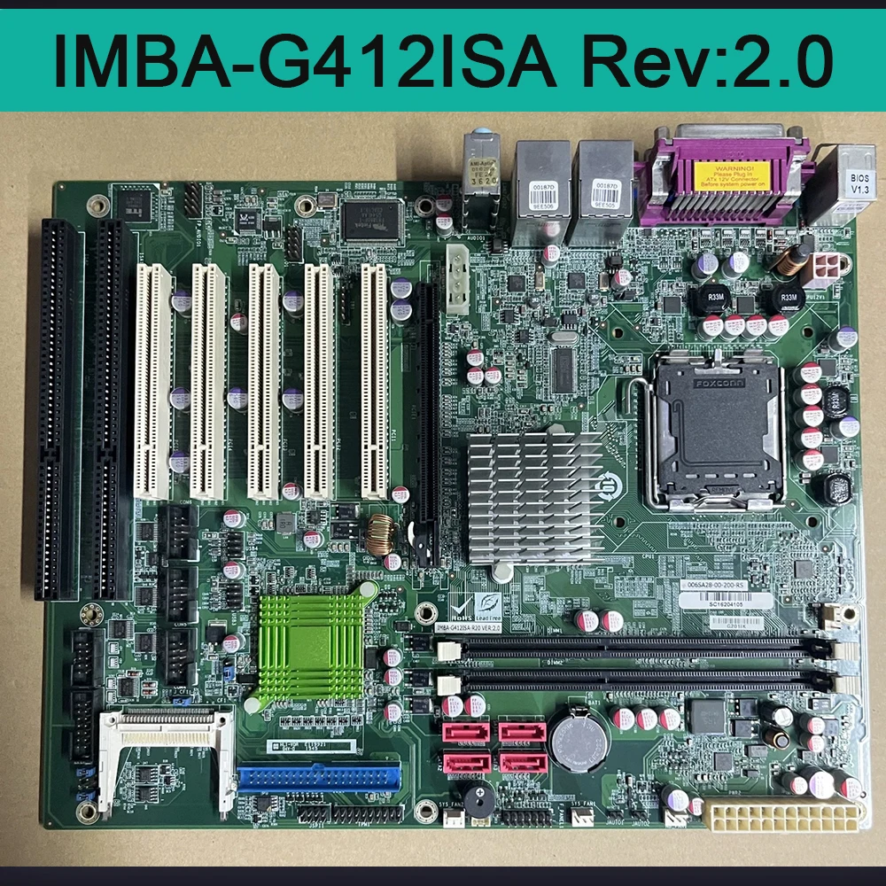 For IEI Industrial Computer Motherboard IMBA-G412ISA Rev:2.0