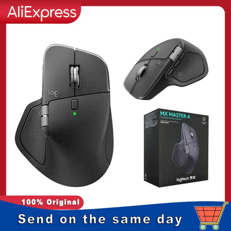 

Logitech MX Master 4 Bluetooth Office Ergonomic Mouse - Silent Mouse Upgrade Edition with Wireless Receiver