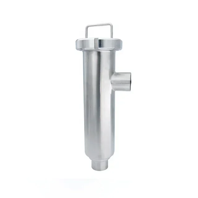 

Stainless Steel Sanitary Welding Angle Strainer Filter