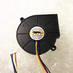 Original Cooling Fan for EVERFLOW BB7515BU 12V 0.80A Double Ball Turbine Fan Blower 7515 75*75*15mm