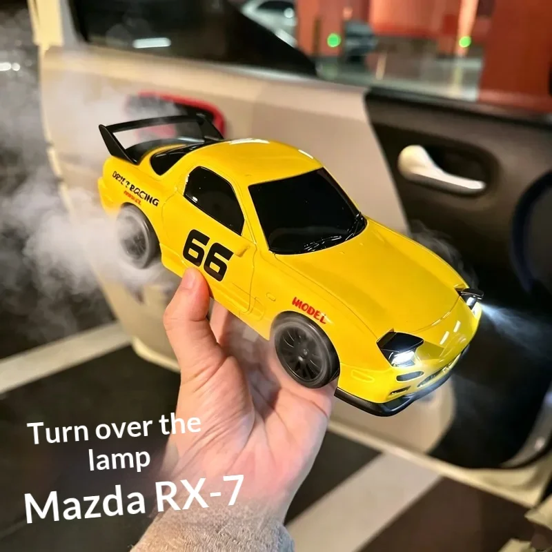 

Новая Горячая Новинка: Машинка для дрифта RX7 1/24, полноприводная, с подсветкой, начального уровня, на радиоуправлении, гоночная, подарок для мальчика, модель автомобиля