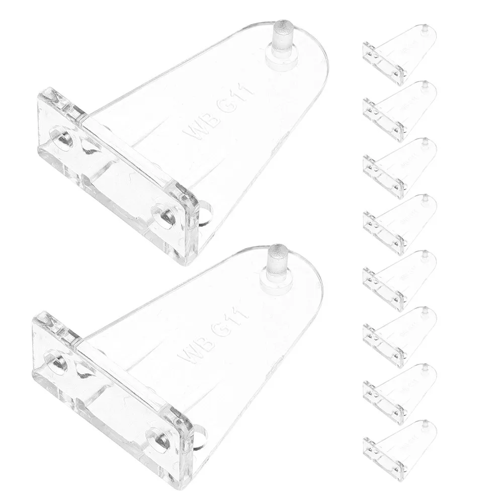 

12Pcs Blinds Hooks Clips Clear Plastic Strong Blind Holding Brackets Bottom Rail Hold Clips Window Shades Replacement Parts