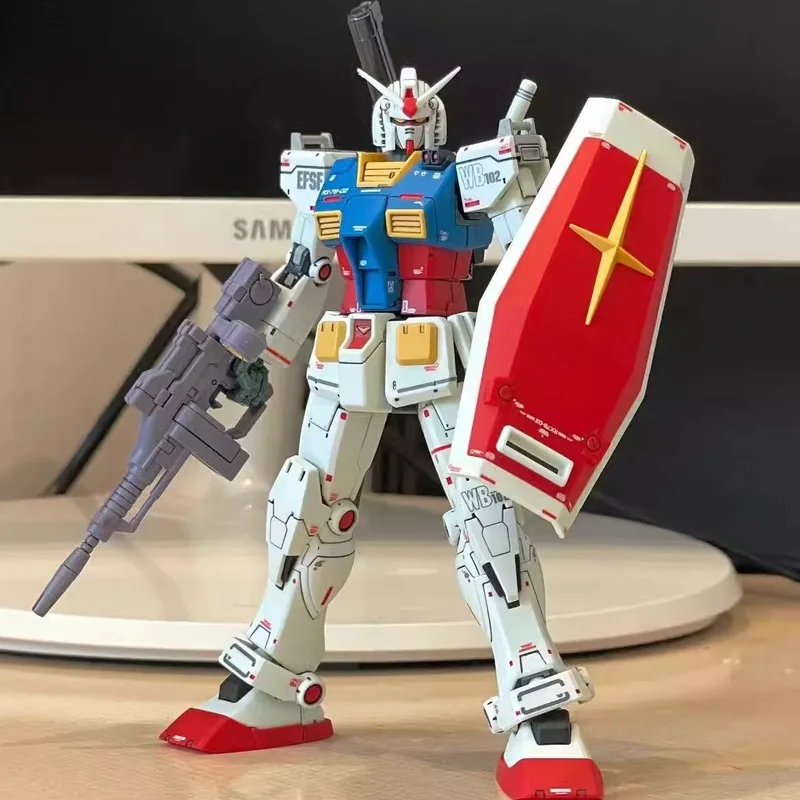 

Комплект модели Bandai Strike From Hg, оригинальный щит с креплением, фигурка Mecha Boy, игрушечные фигурки, коллекционный детский подарок