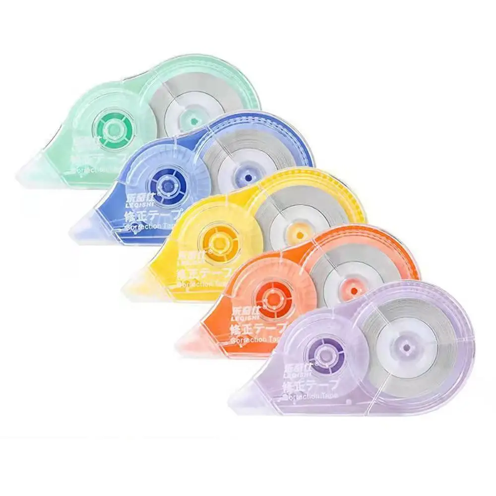 5pcs/Set Office Supplies Correction Tape Roller Stationery School White Sticker Tape Student 5mm Width Error Eraser Tape Book