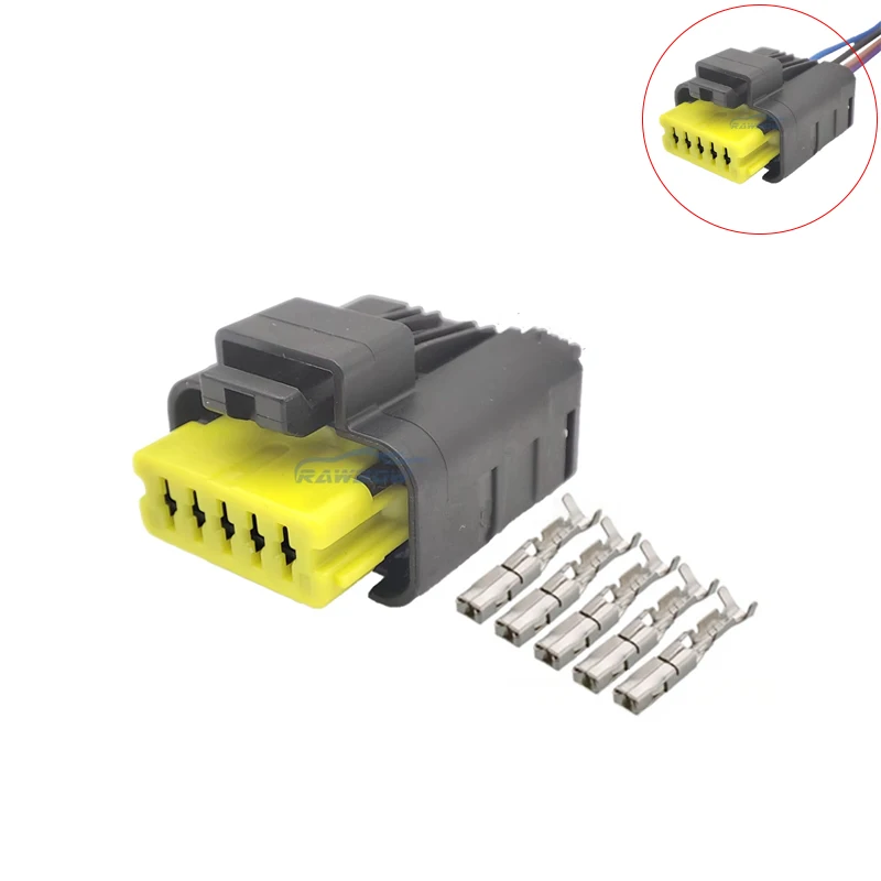 

1/5/10 Set For Automotive Connectors 5 way F 1.5 SICMA Mini Sealed Connector 211PC052S8081 0090-558