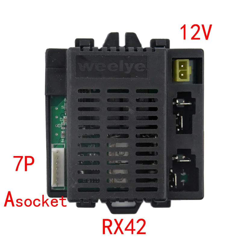 2025 nieuwe RX42 weelye 12 v Kinderen elektrische auto onderdelen 2.4G 7 pins Bluetooth ontvanger kid's speelgoed motorfiets draadloze accessoires