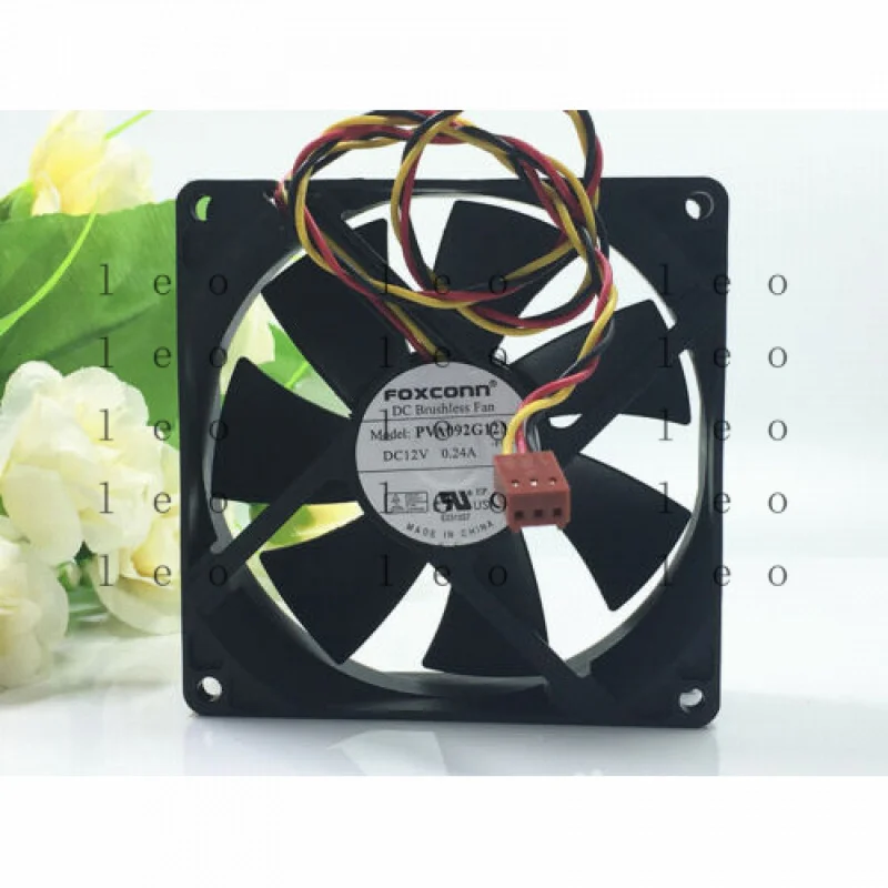 BB لـ FOXCONN PVA092G12M 90*90*25 مللي متر 12 فولت 0.24A 3Pin مروحة تبريد #1
