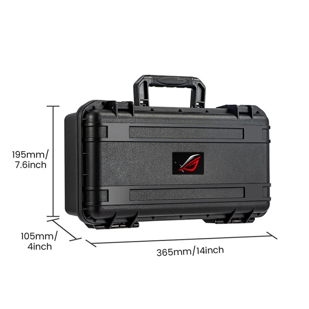 

Portable Shockproof Carrying Storage Bag for ROG Ally X - Hard Console Case, Protective Travel Accessories