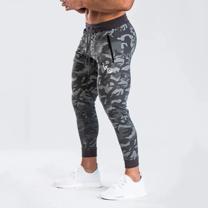 New Men Sweatpants Cotton Camouflage Sports Casual Pants Jogger Fitness Running Pants Gym Bodybuilding Stretch Trousers