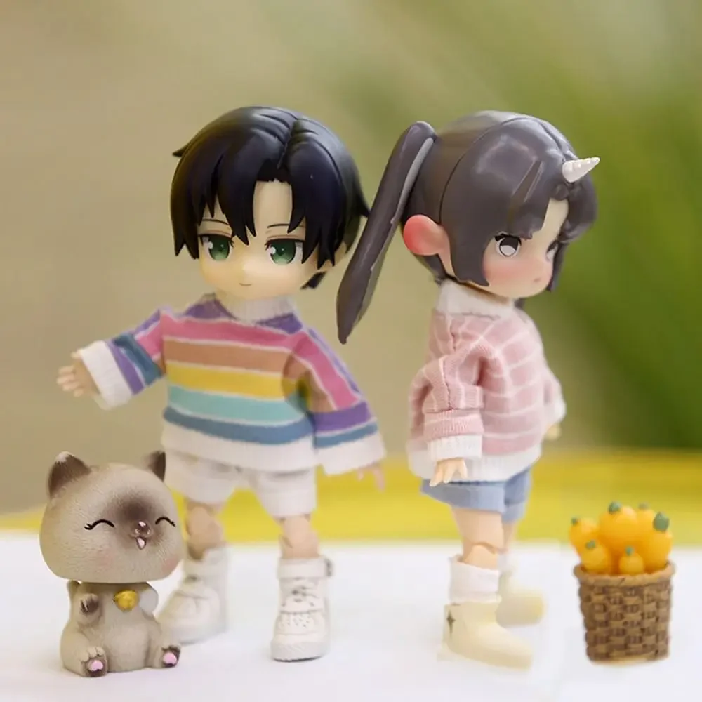 لعبة أطفال لدمى 1/11OB11 لدمى 1/12 BJD ملابس دمى ملابس دمى شورت دمية شورت جينز شورت دمية مصنوع يدويًا