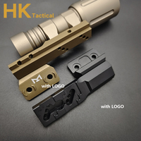 Tactical Thorntail RM45 offset Scout light Mount For Mlok Keymod Rail Tatical Surefir M300 M600 Flashlight LED Weapon Light Base