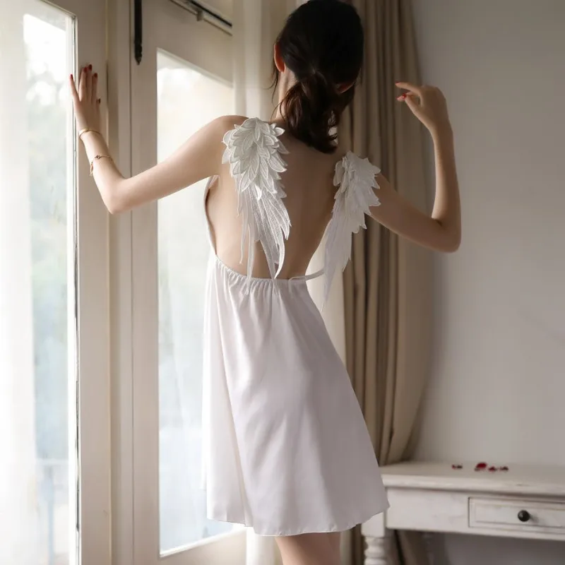 

Angel Swing Silk Kimono Robe Bathrobe Women Satin Robe Silk Robes Night Sexy Robes Night Grow For Bridesmaid Summer Plus Size XL